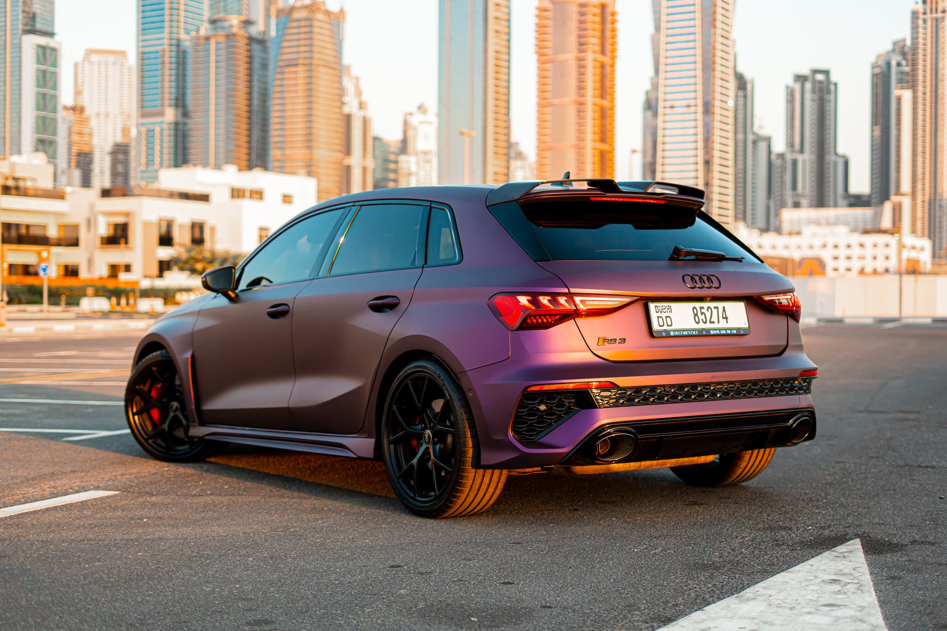 Audi RS3 Sportback 2023 Rental Dubai - View 3