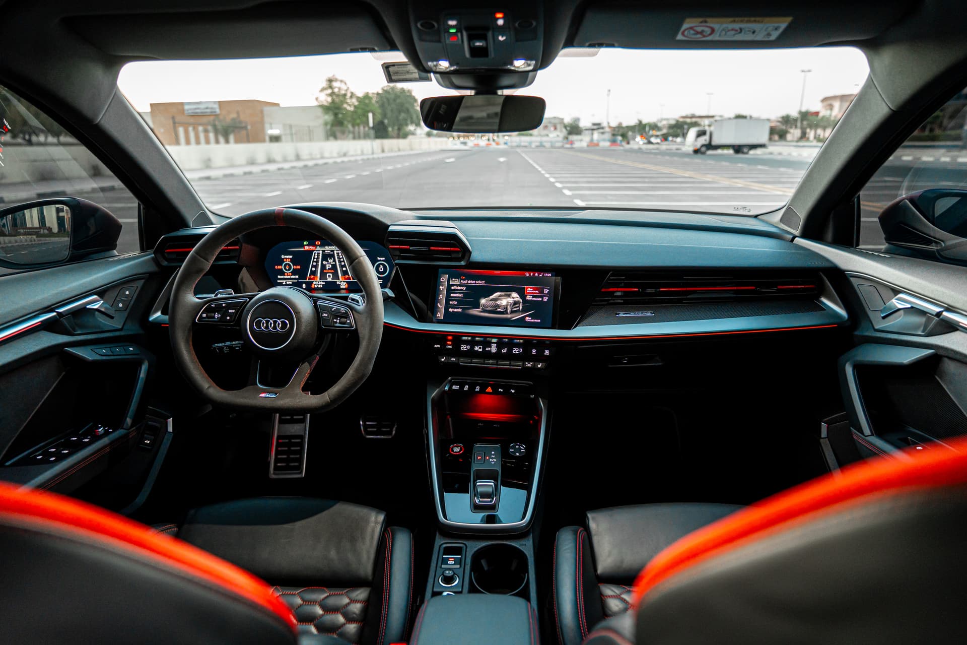 Audi RS3 Sportback 2023 Rental Dubai - View 4