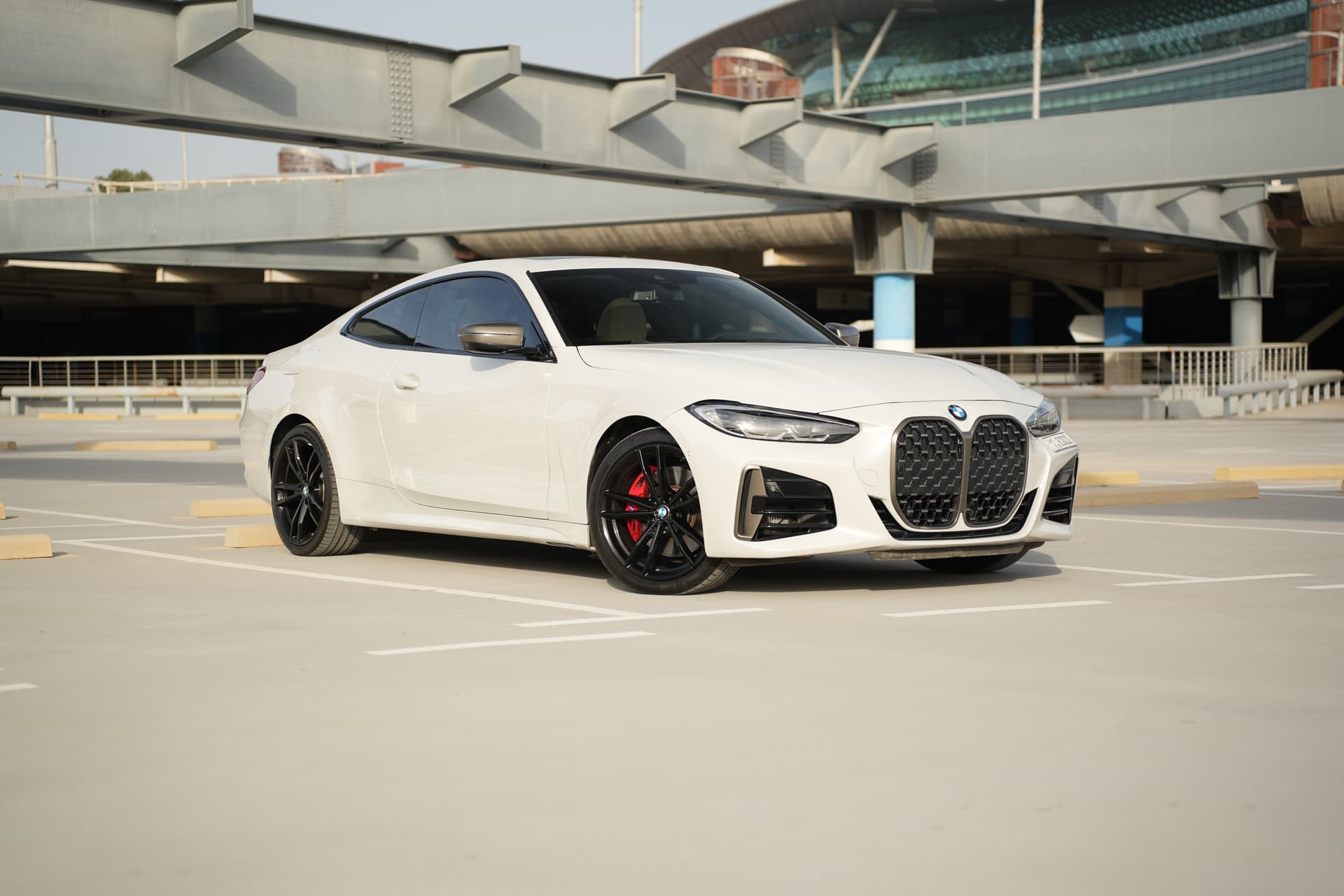 BMW 4 Series M440i 2021 Rental Dubai - Front View