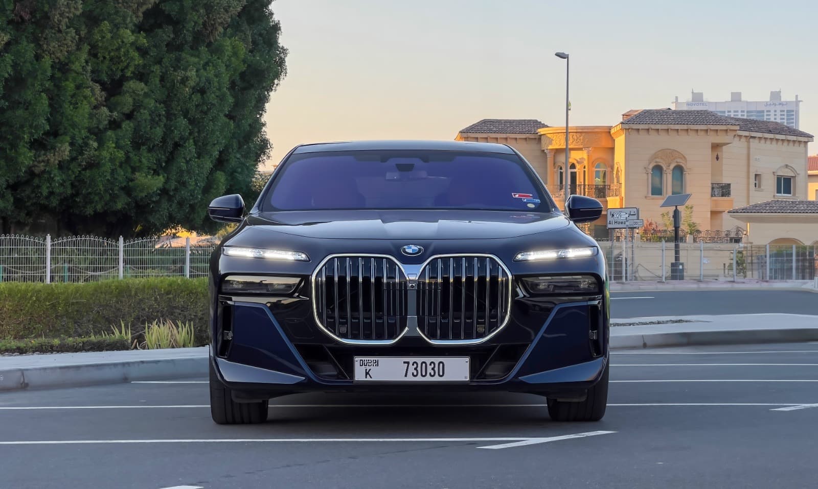 BMW 7 Series 730i 2024 Rental Dubai - Front View