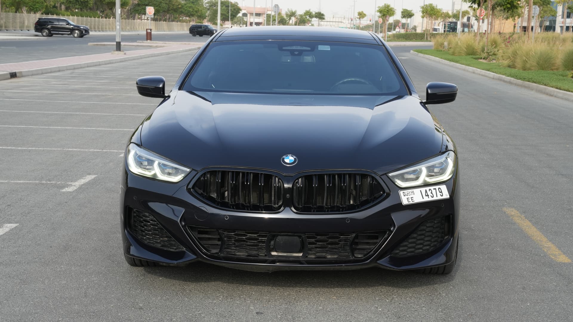 BMW 8 Series 850i 2022 Rental Dubai - Front View
