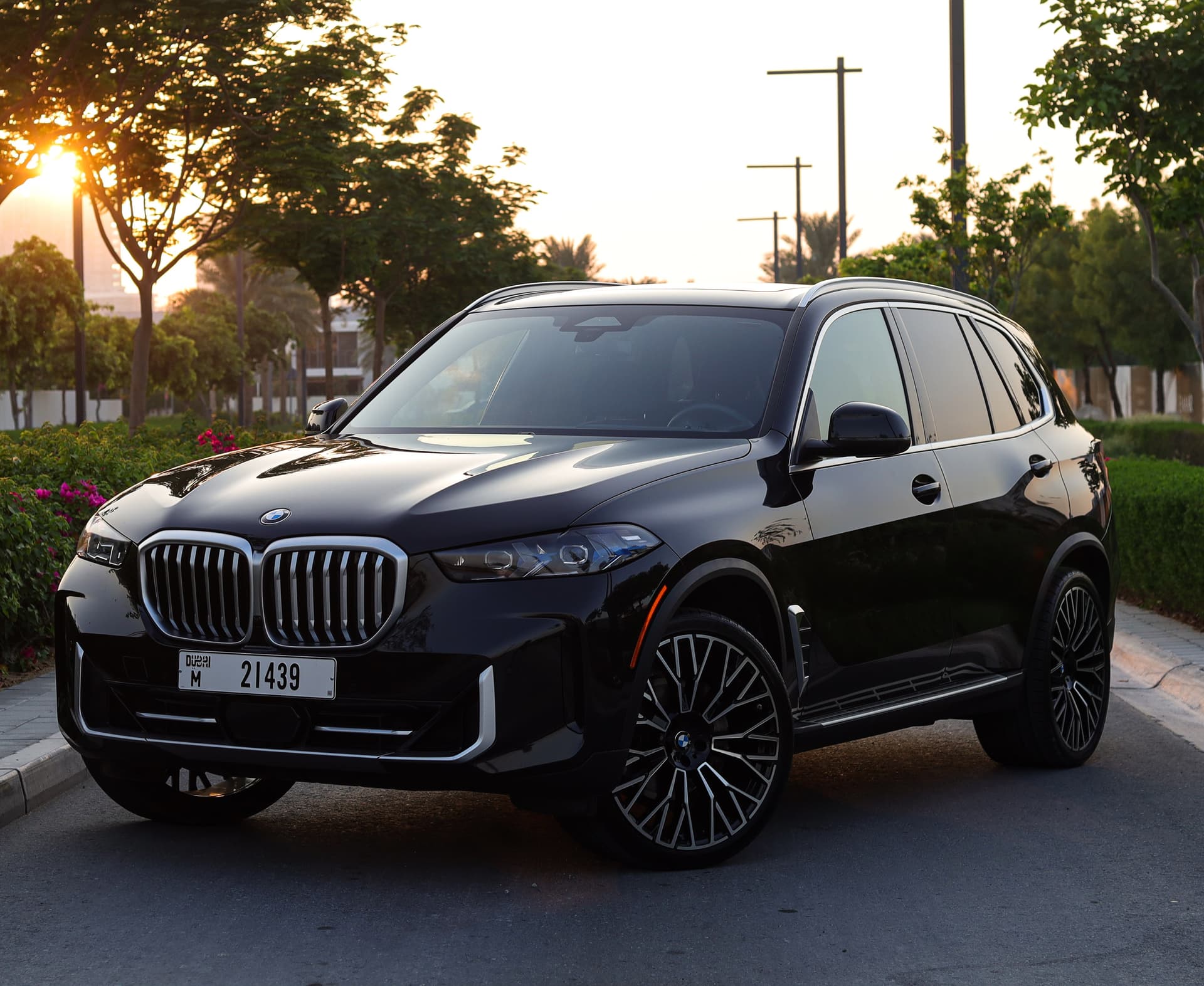 BMW X5 xDrive40i 2024 Rental Dubai - Front View