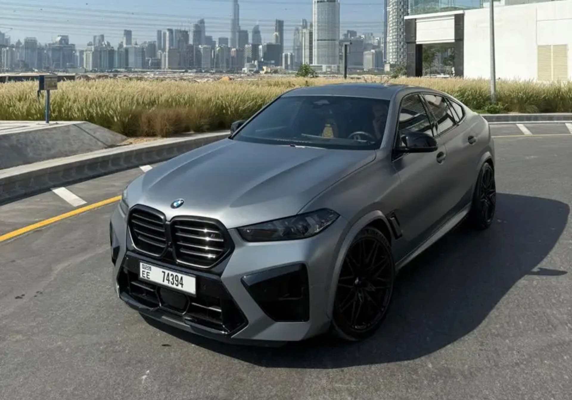 BMW X6 M Competition 2024 Rental Dubai - Front View