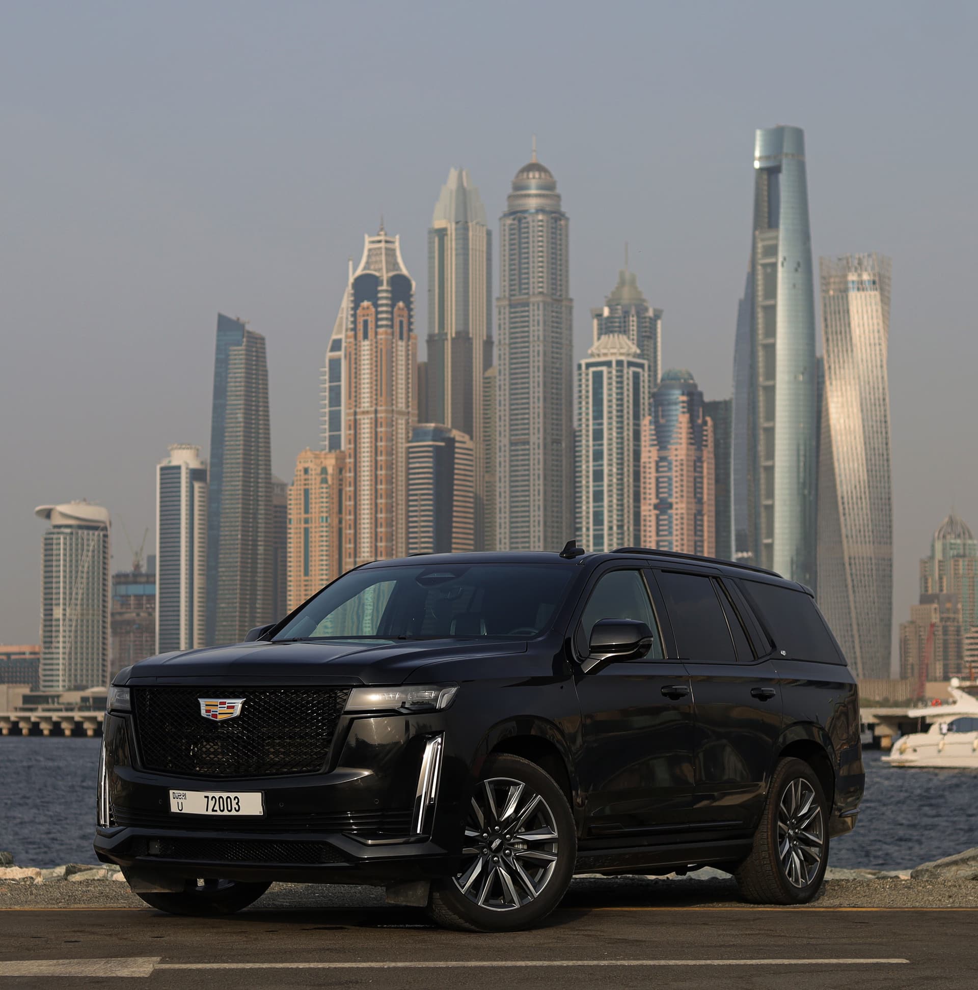 Cadillac Escalade Sport 2022 Rental Dubai - Front View