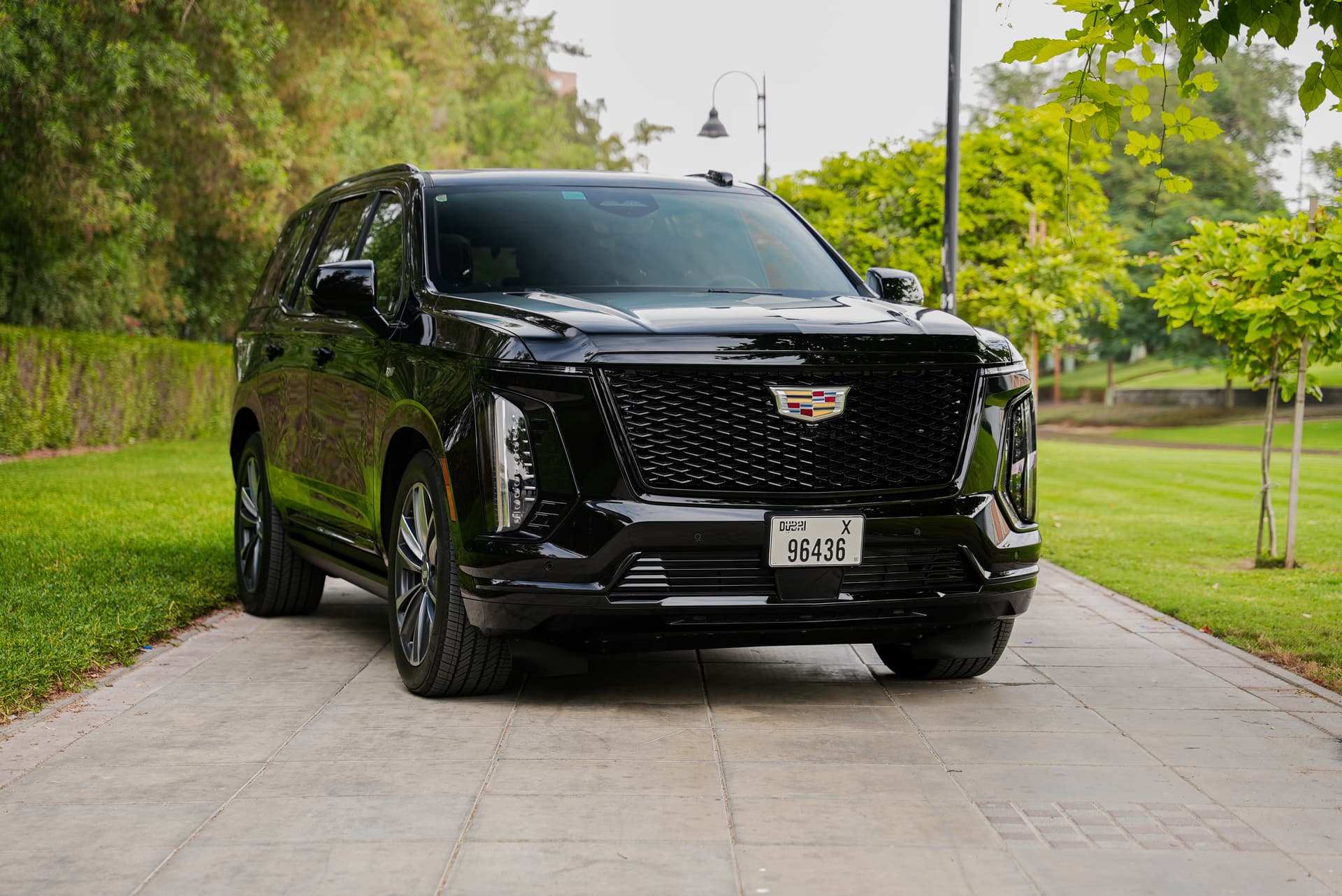 Cadillac Escalade Sport 2025 Rental Dubai - Front View
