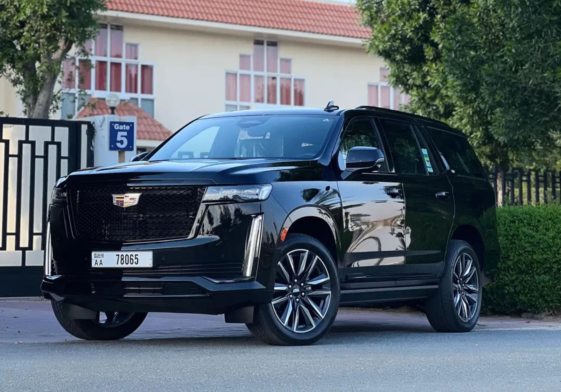 Cadillac Escalade V Sport 2023 Rental Dubai - Front View