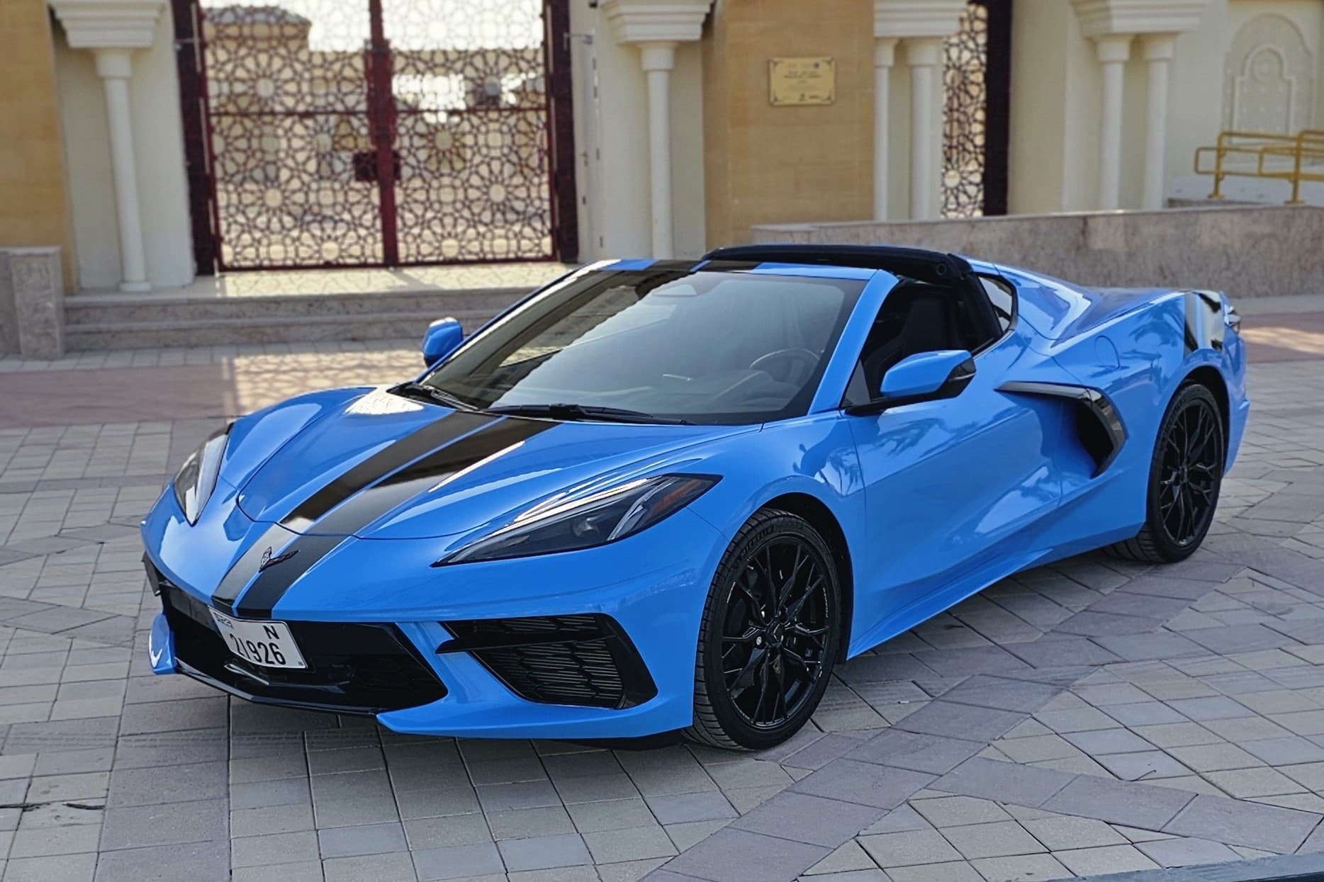 Chevrolet Corvette Stingray 2025 Rental Dubai - Front View