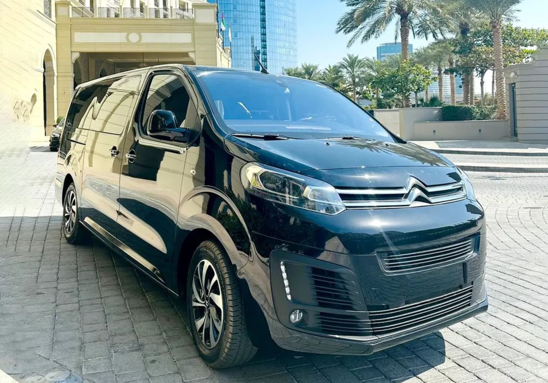Citroen SpaceTourer 2024 Rental Dubai - Front View