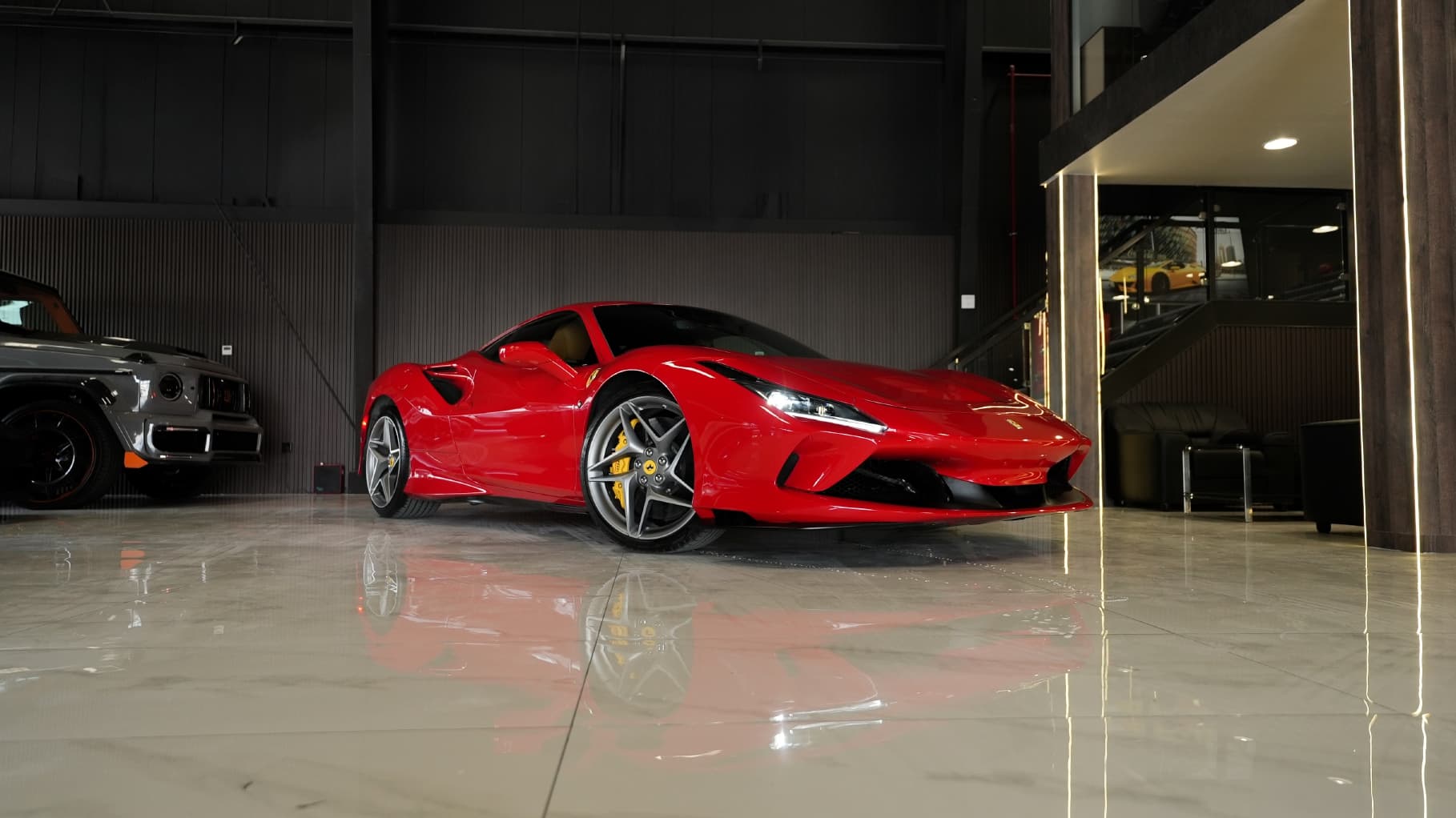 Ferrari F8 Tributo 2022 Rental Dubai - Front View