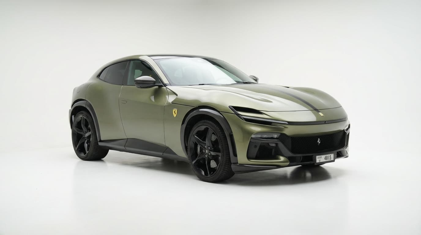 Ferrari Purosangue 2025 Rental Dubai - Front View