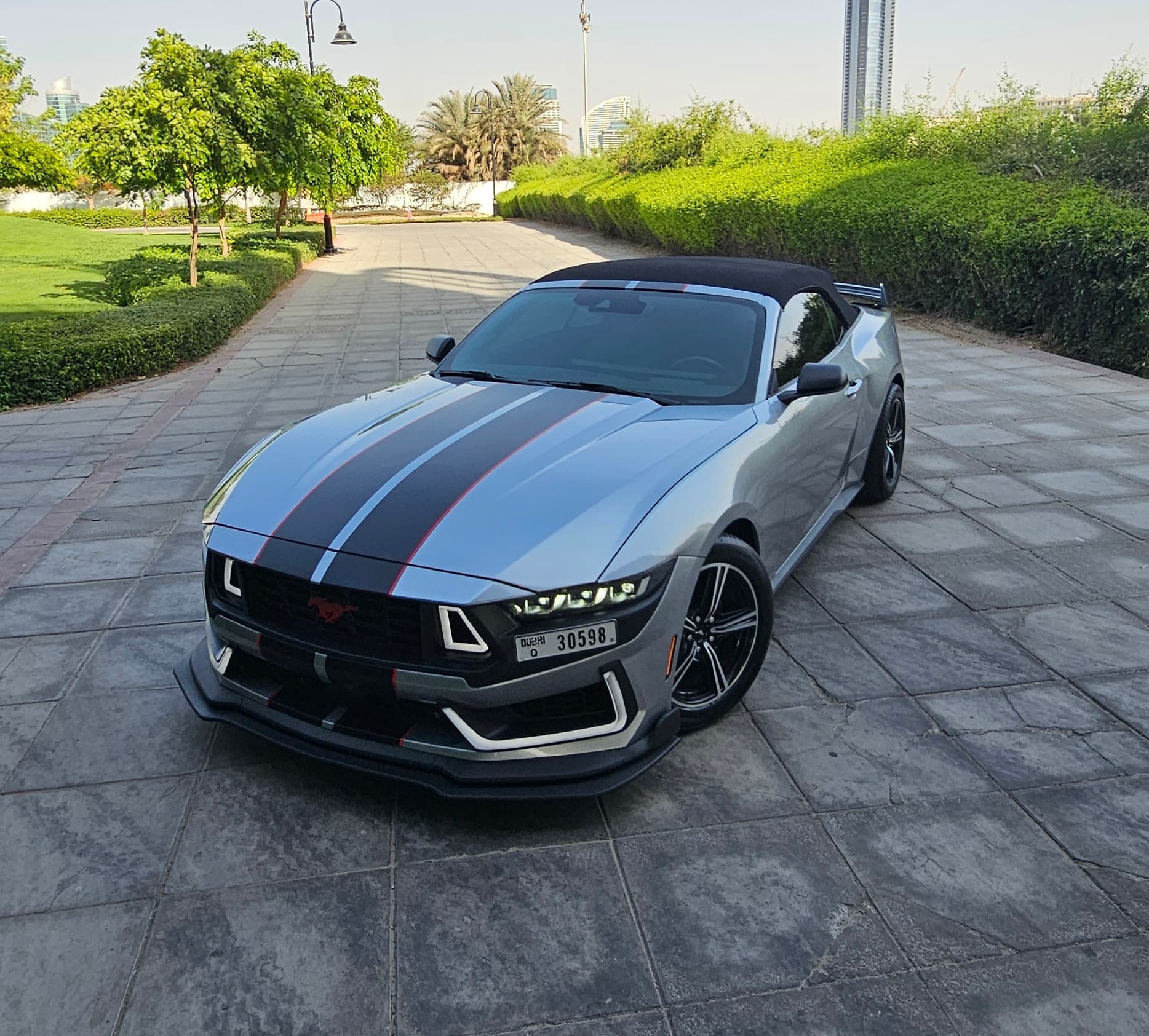 Ford Mustang 2024 Rental Dubai - Front View