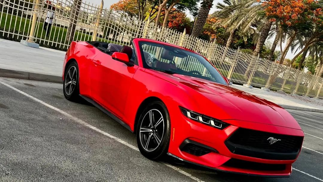 Ford Mustang EcoBoost Convertible 2025 Rental Dubai - View 3