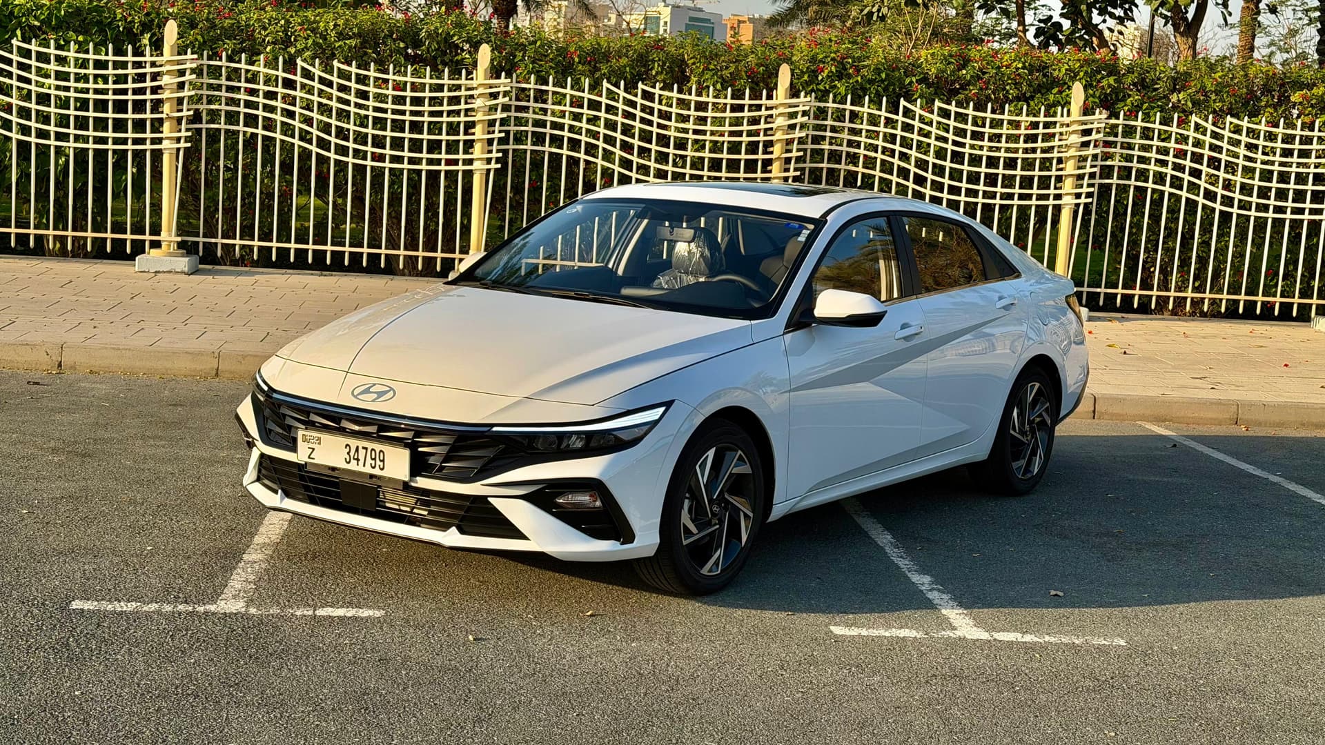 Hyundai Elantra 2026 Rental Dubai - Front View