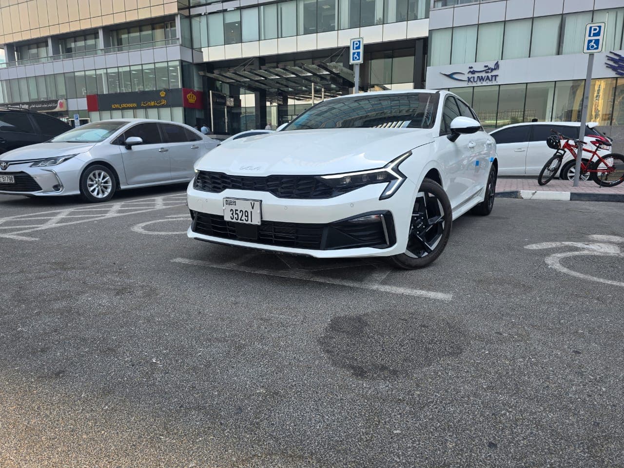 KIA K5 2025 Rental Dubai - Front View