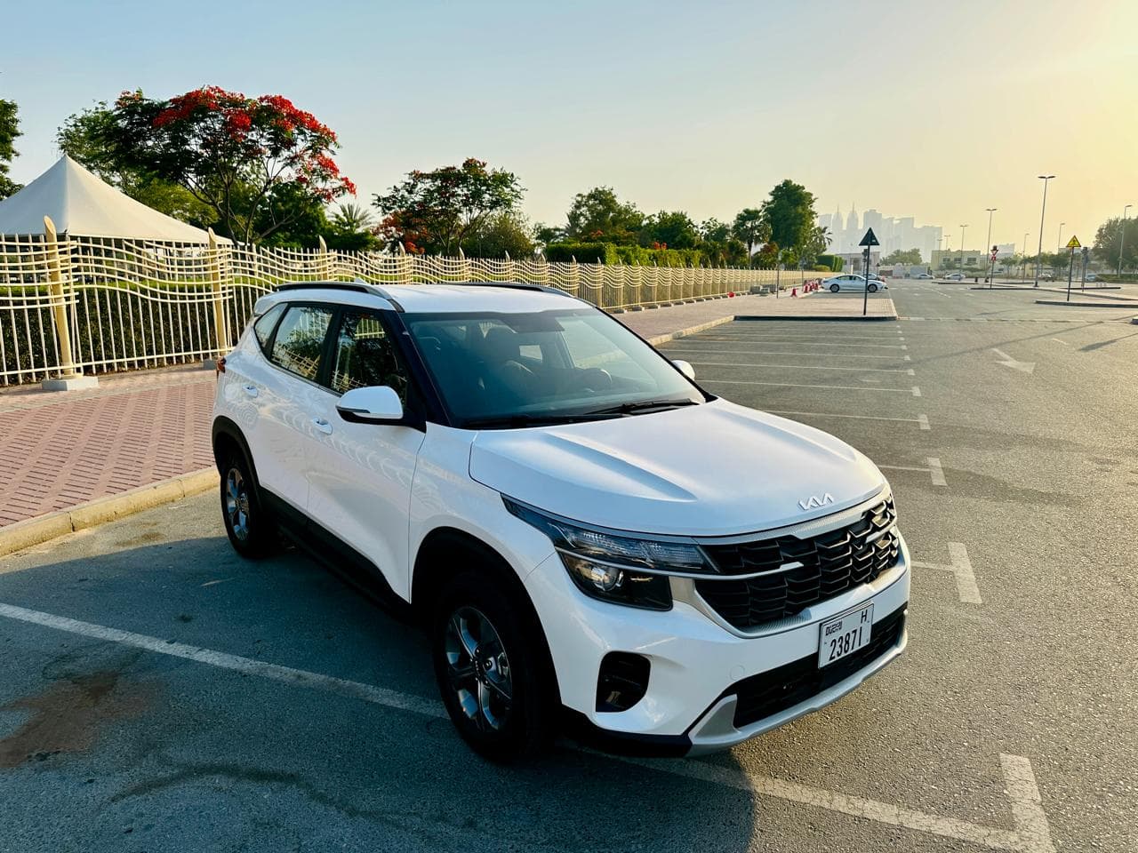 KIA Seltos 2025 Rental Dubai - Front View