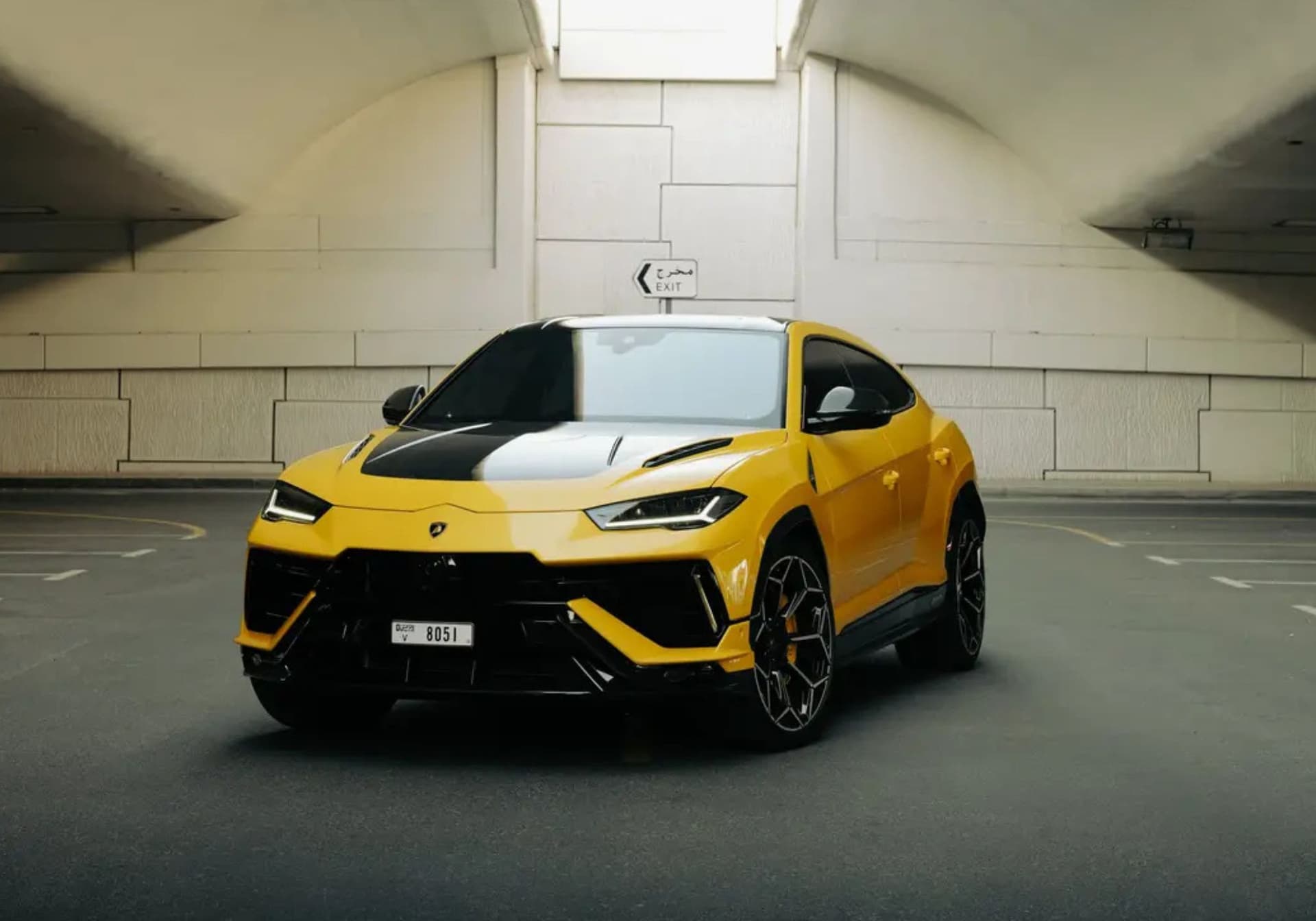 Lamborghini Urus Performante 2024 Rental Dubai - Front View
