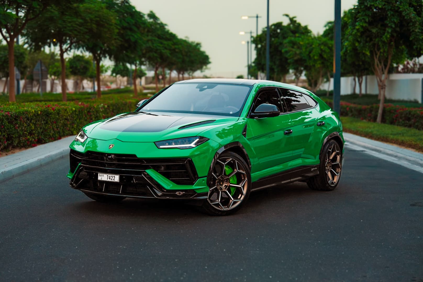 Lamborghini Urus Performante 2024 Rental Dubai - Front View