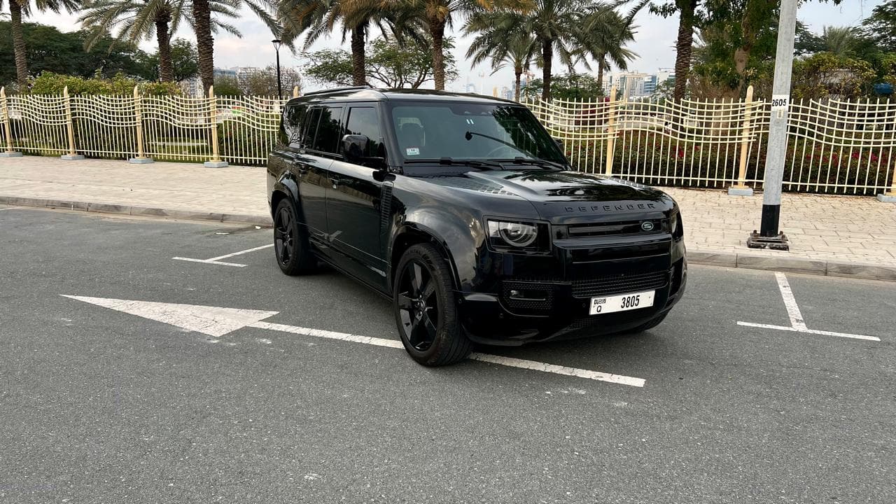 Land Rover Defender 2024 Rental Dubai - Front View