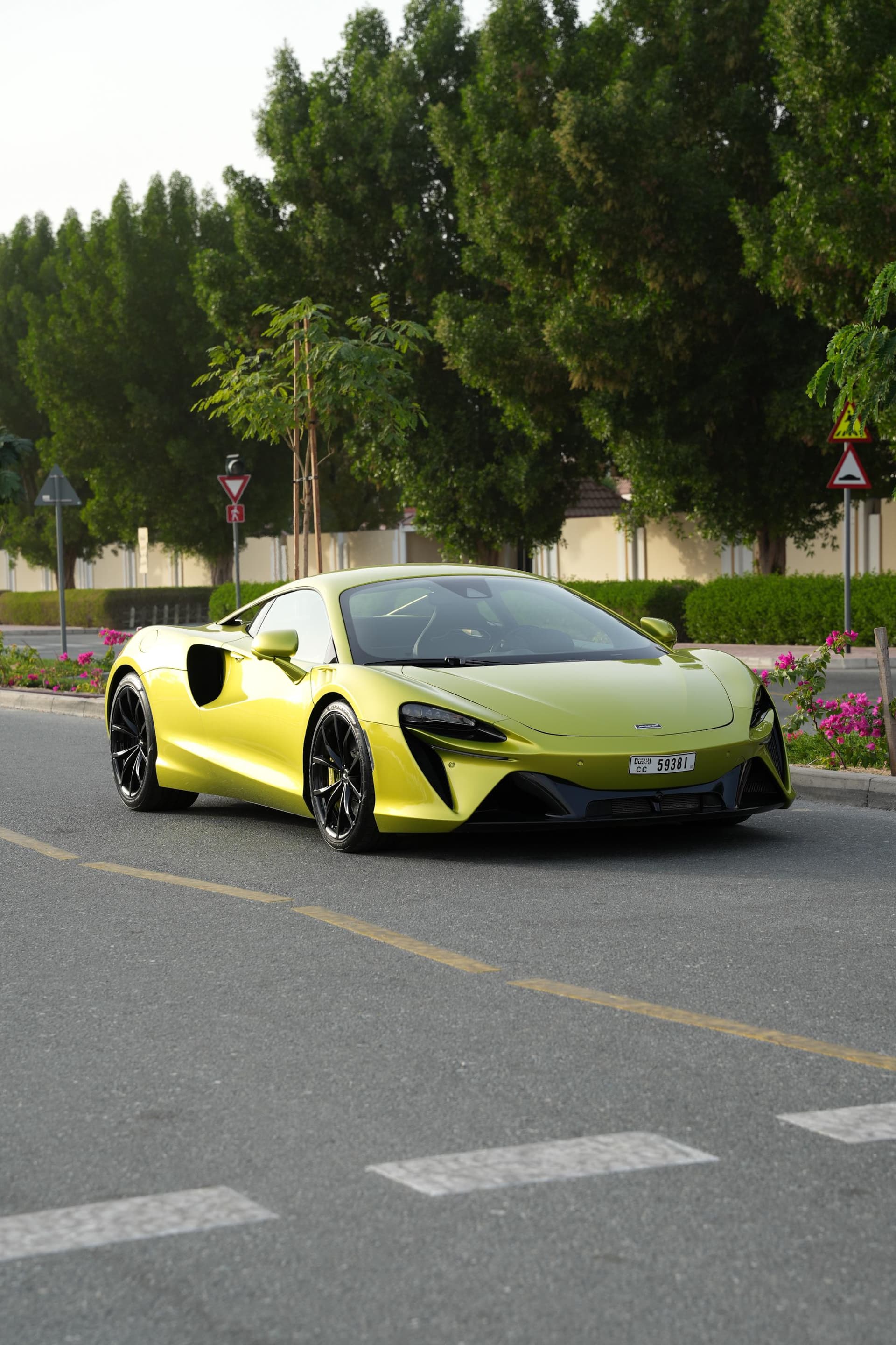 McLaren Artura 2024 Rental Dubai - Front View