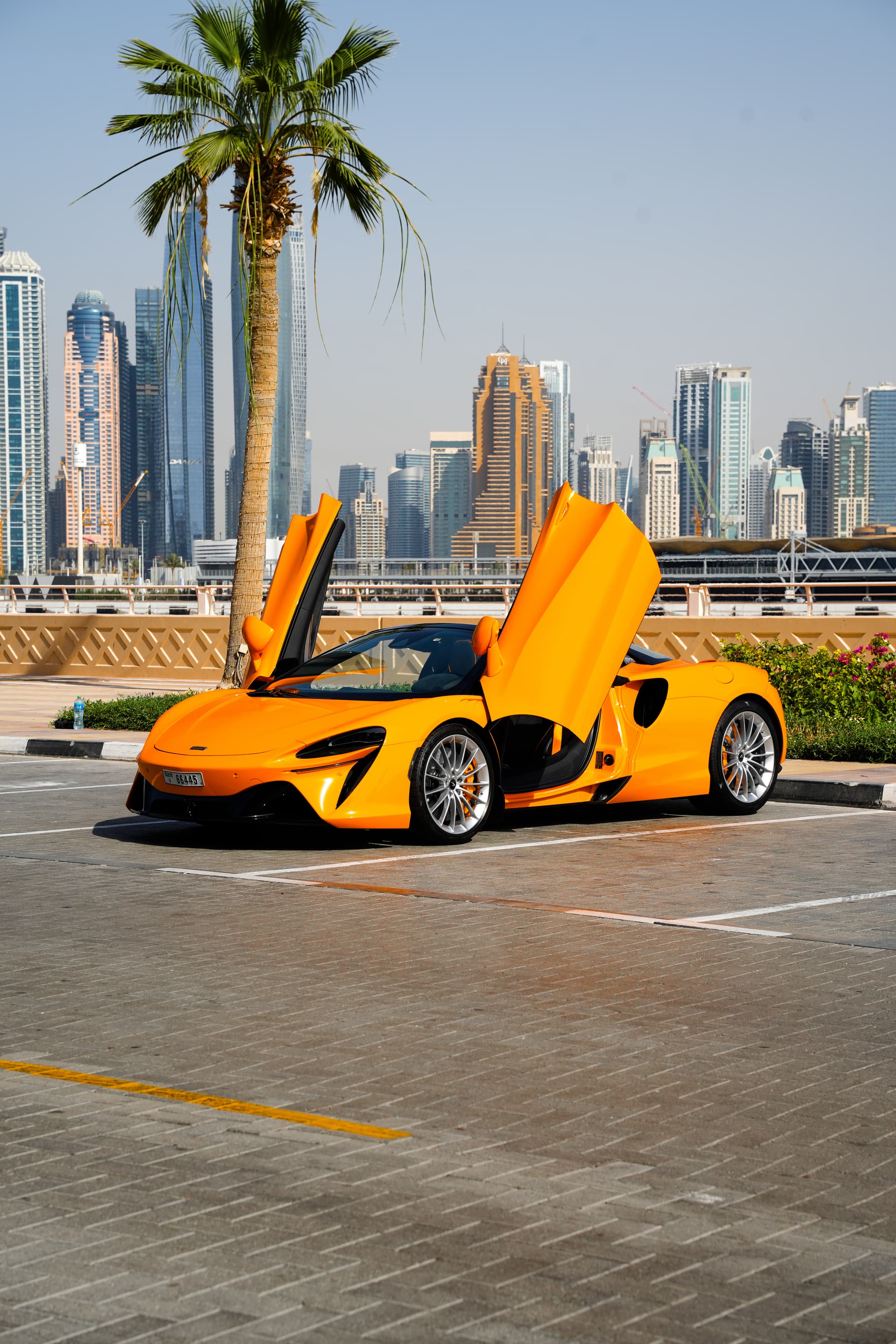 McLaren Artura Spider 2025 Rental Dubai - Front View