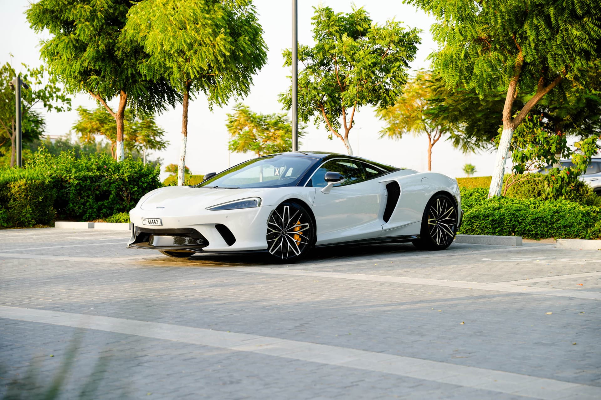 McLaren GT 2023 Rental Dubai - Front View