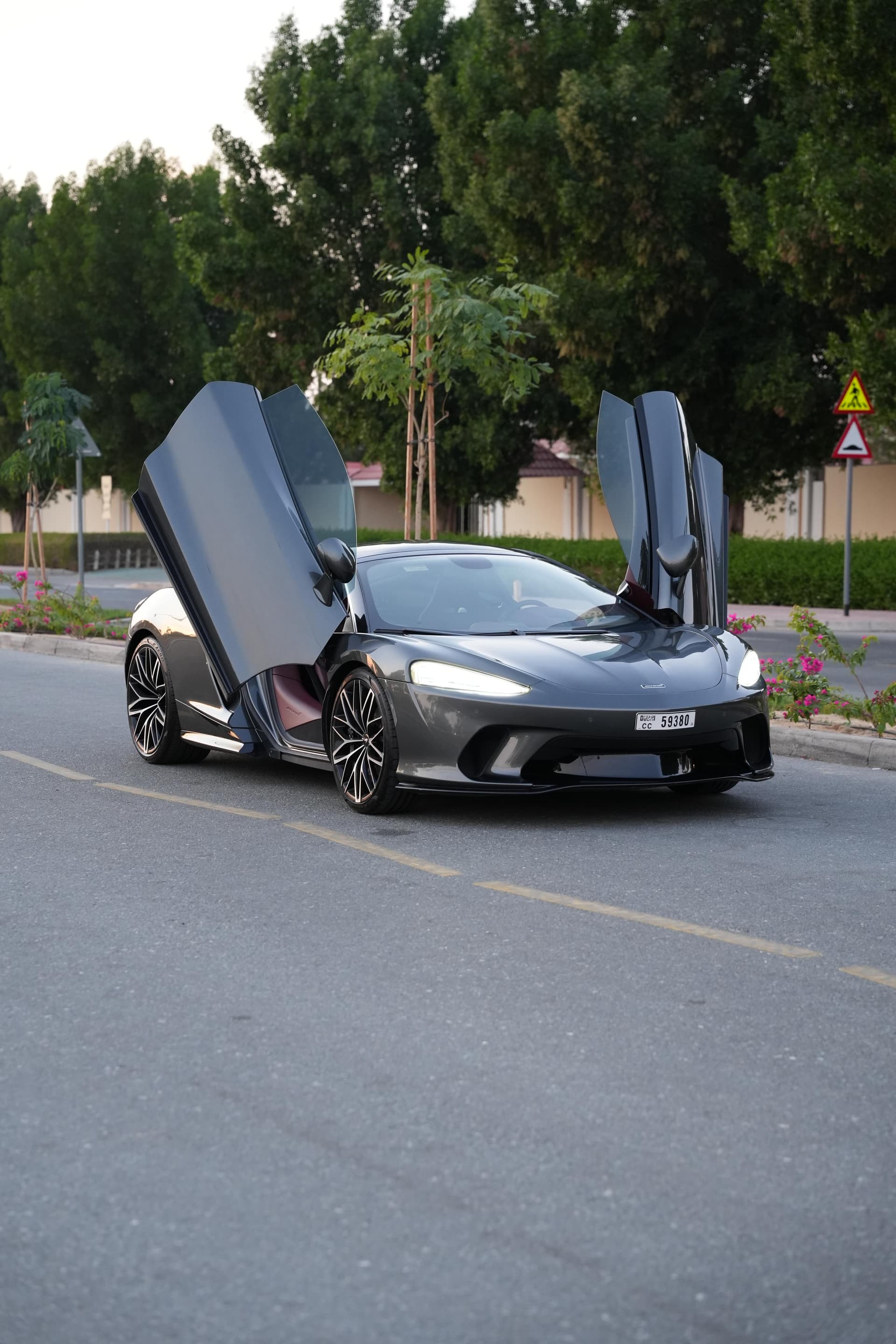 McLaren GT 2024 Rental Dubai - Front View