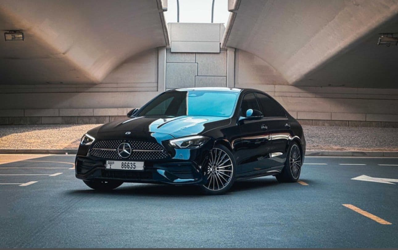 Mercedes-Benz C 300 2023 Rental Dubai - Front View