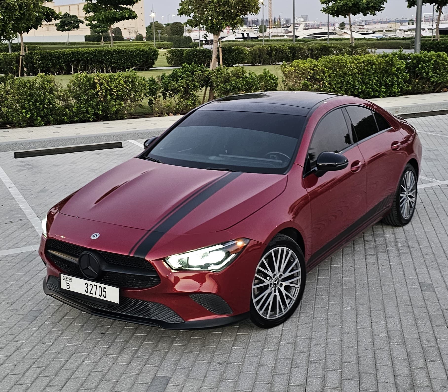 Mercedes-Benz CLA 250 4MATIC 2020 Rental Dubai - Front View