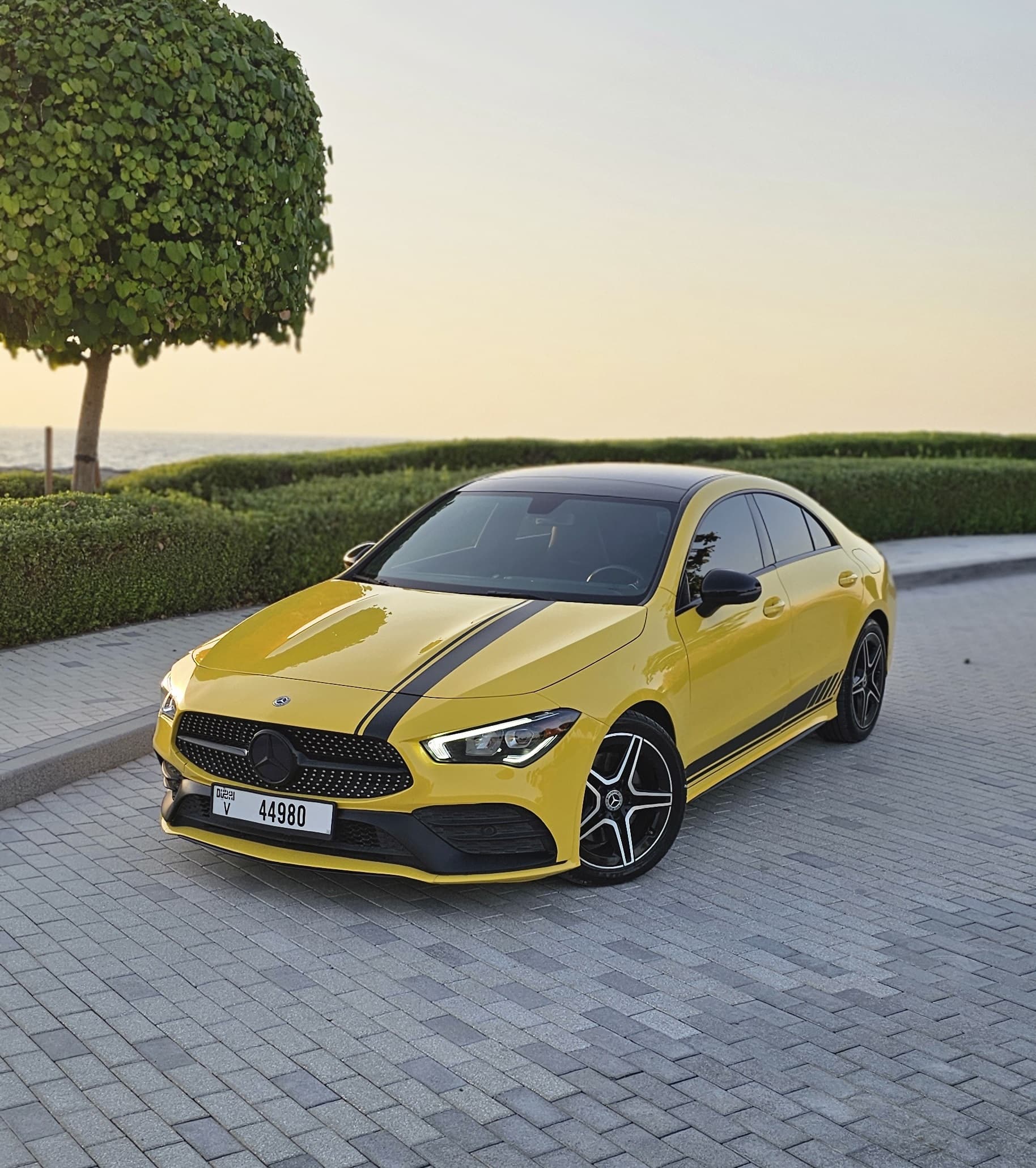 Mercedes-Benz CLA 250 AMG Line 2020 Rental Dubai - Front View