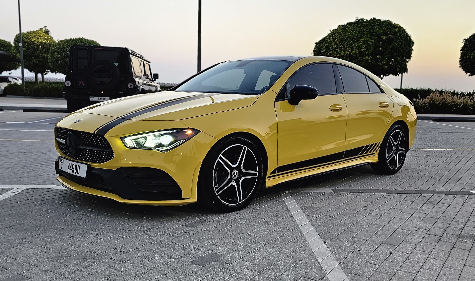 Mercedes-Benz CLA 250 AMG Line 2020 Rental Dubai - View 2