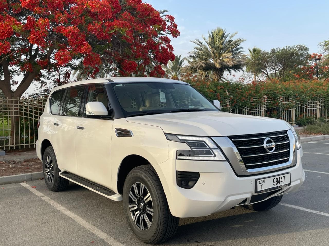 Nissan Patrol 2021 Rental Dubai - Front View
