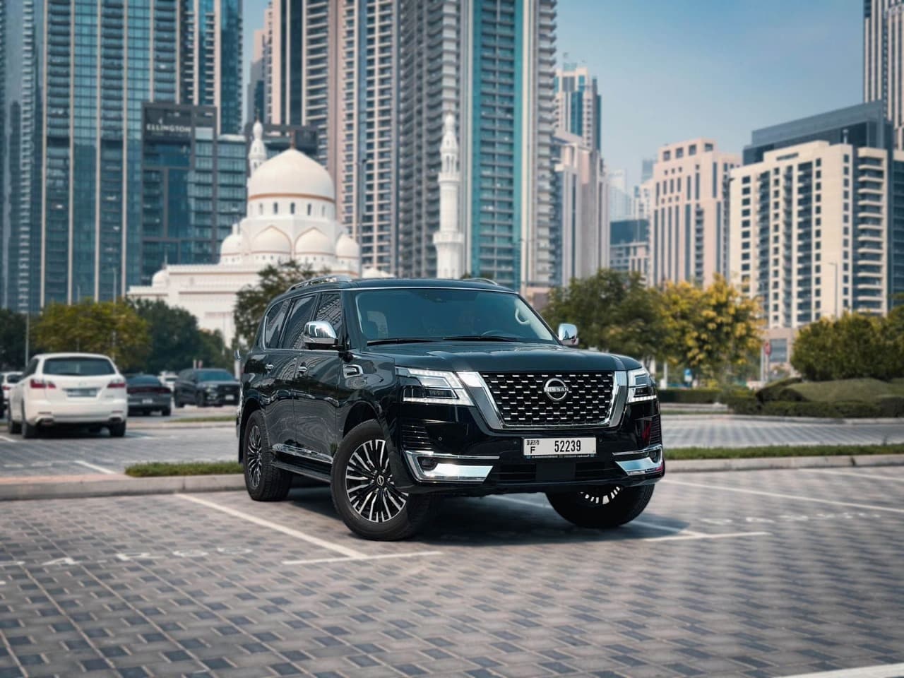 Nissan Patrol 2024 Rental Dubai - Front View