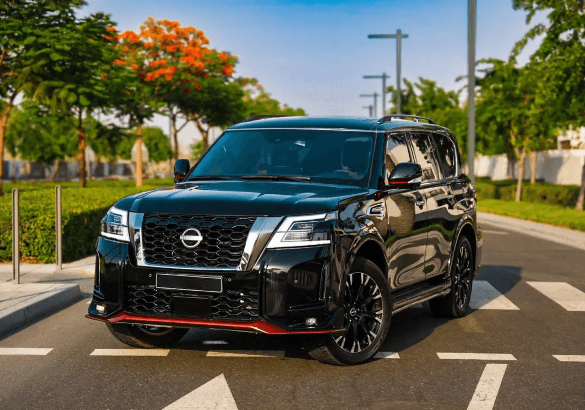Nissan Patrol Nismo 2024 Rental Dubai - Front View