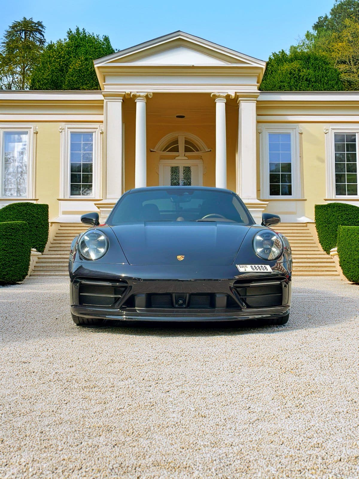 Porsche 911 2022 Rental Dubai - Front View