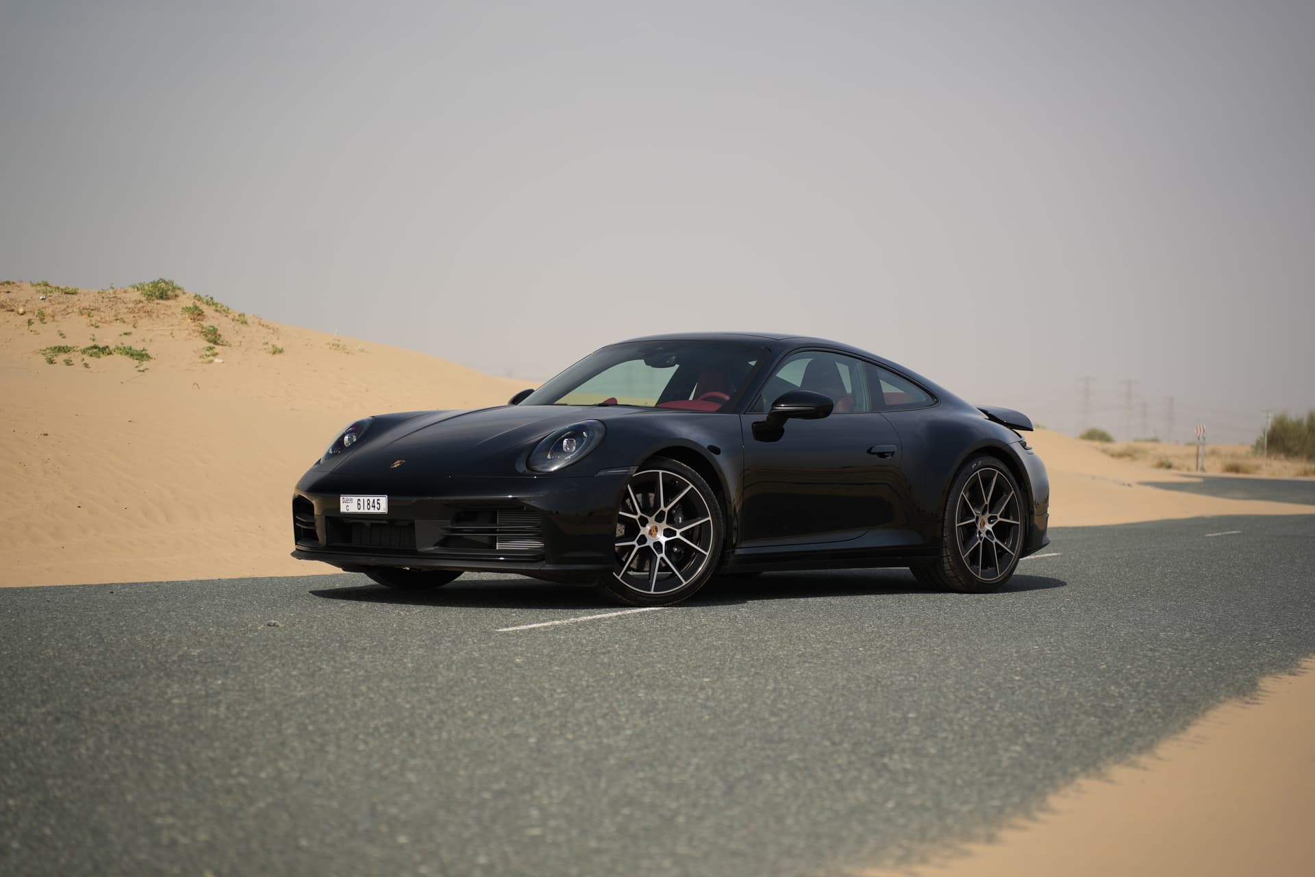 Porsche 911 Carrera 2025 Rental Dubai - Front View
