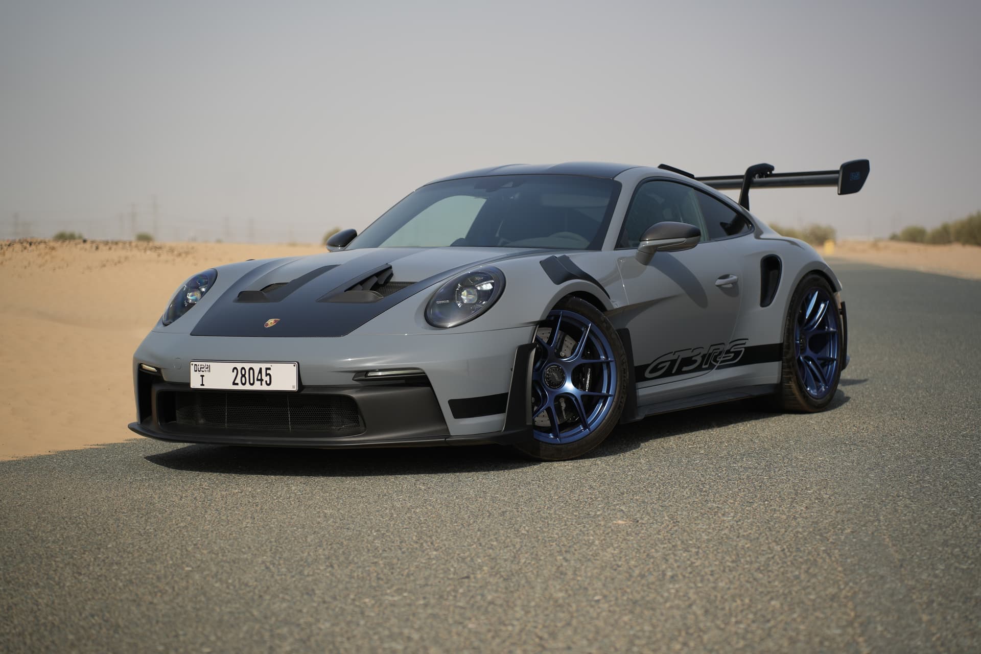 Porsche 911 GT3 RS 2024 Rental Dubai - Front View