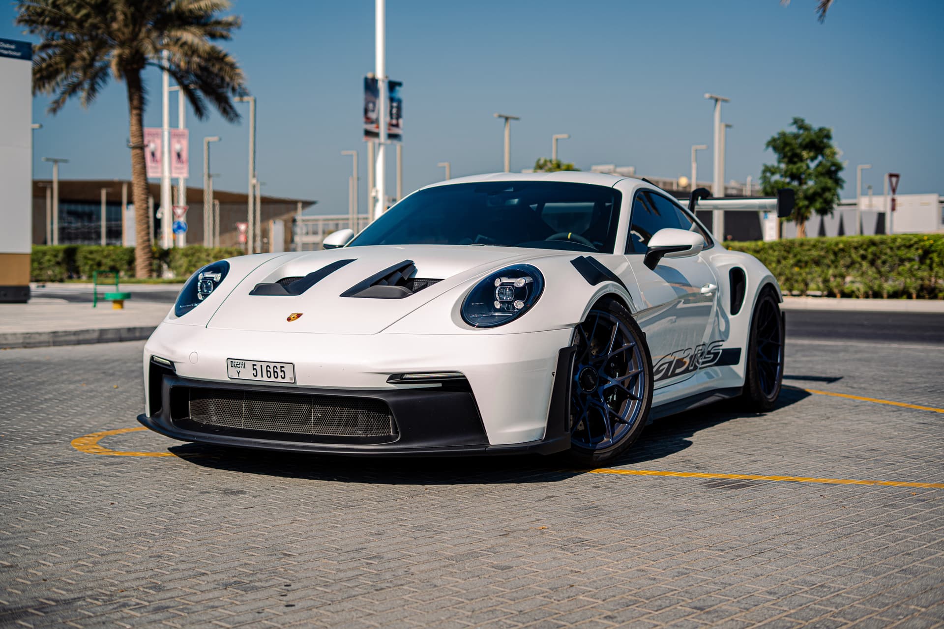 Porsche 911 GT3 RS 2025 Rental Dubai - Front View