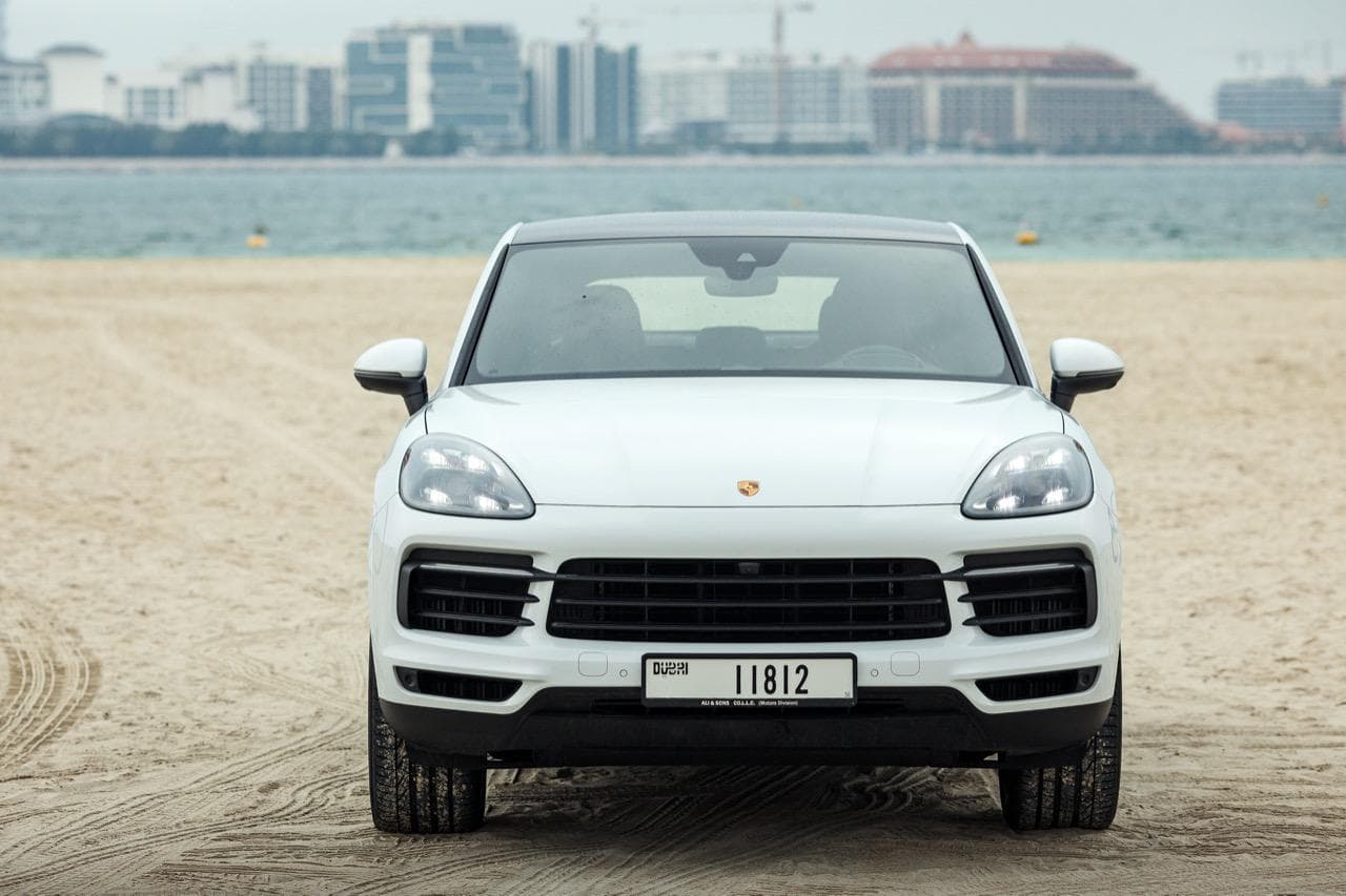 Porsche Cayenne coupe 2021 Rental Dubai - View 3