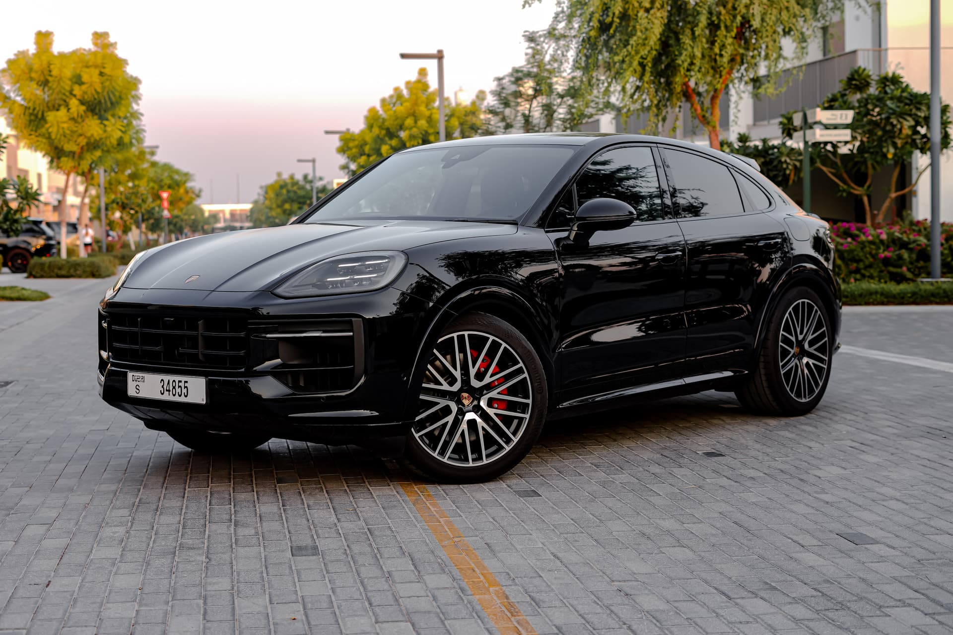 Porsche Cayenne GTS 2025 Rental Dubai - Front View