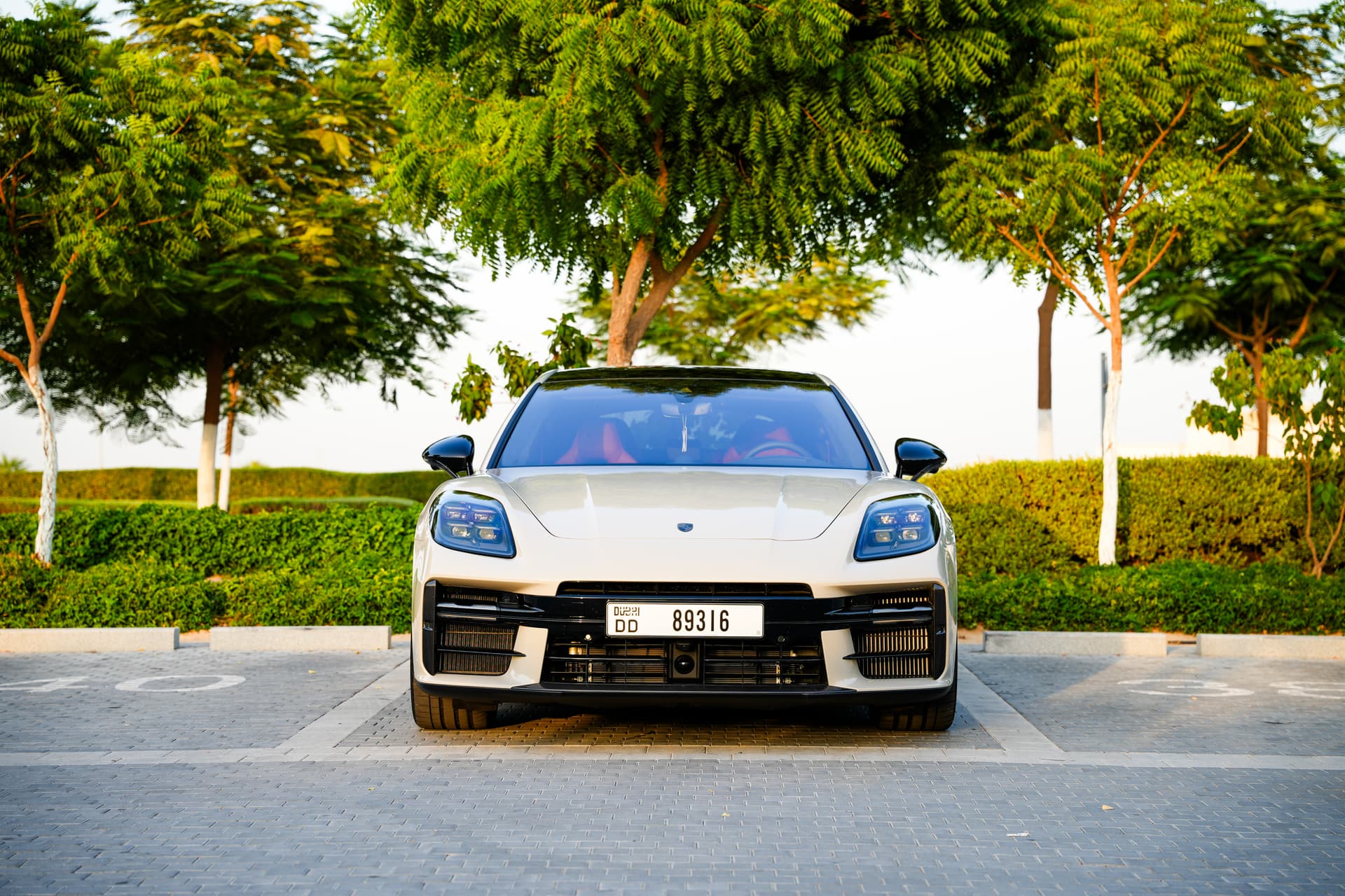 Porsche Panamera Turbo S 2025 Rental Dubai - Front View