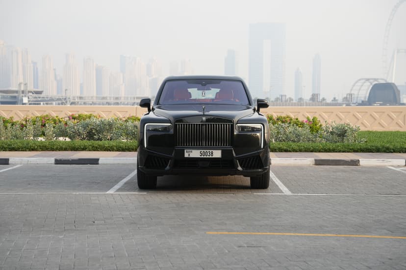 Rolls Royce Cullinan Black Badge 2025 Rental Dubai - View 1