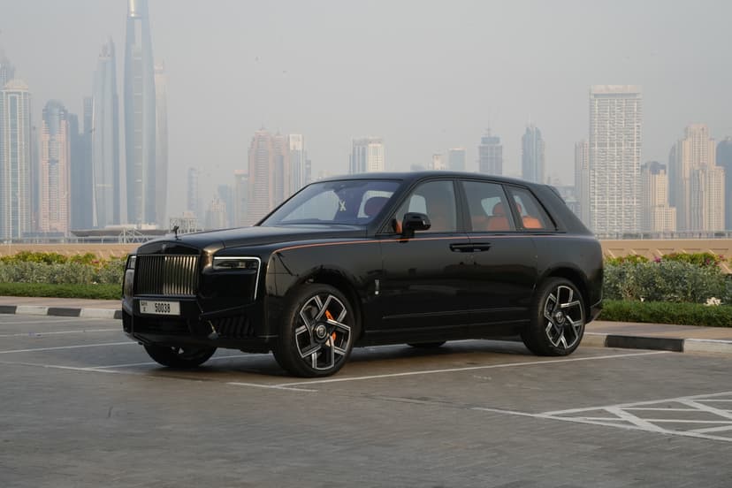 Rolls Royce Cullinan Black Badge 2025 Rental Dubai - View 2