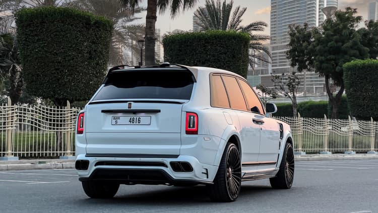 Rolls Royce Cullinan Mansory 2021 Rental Dubai - View 4