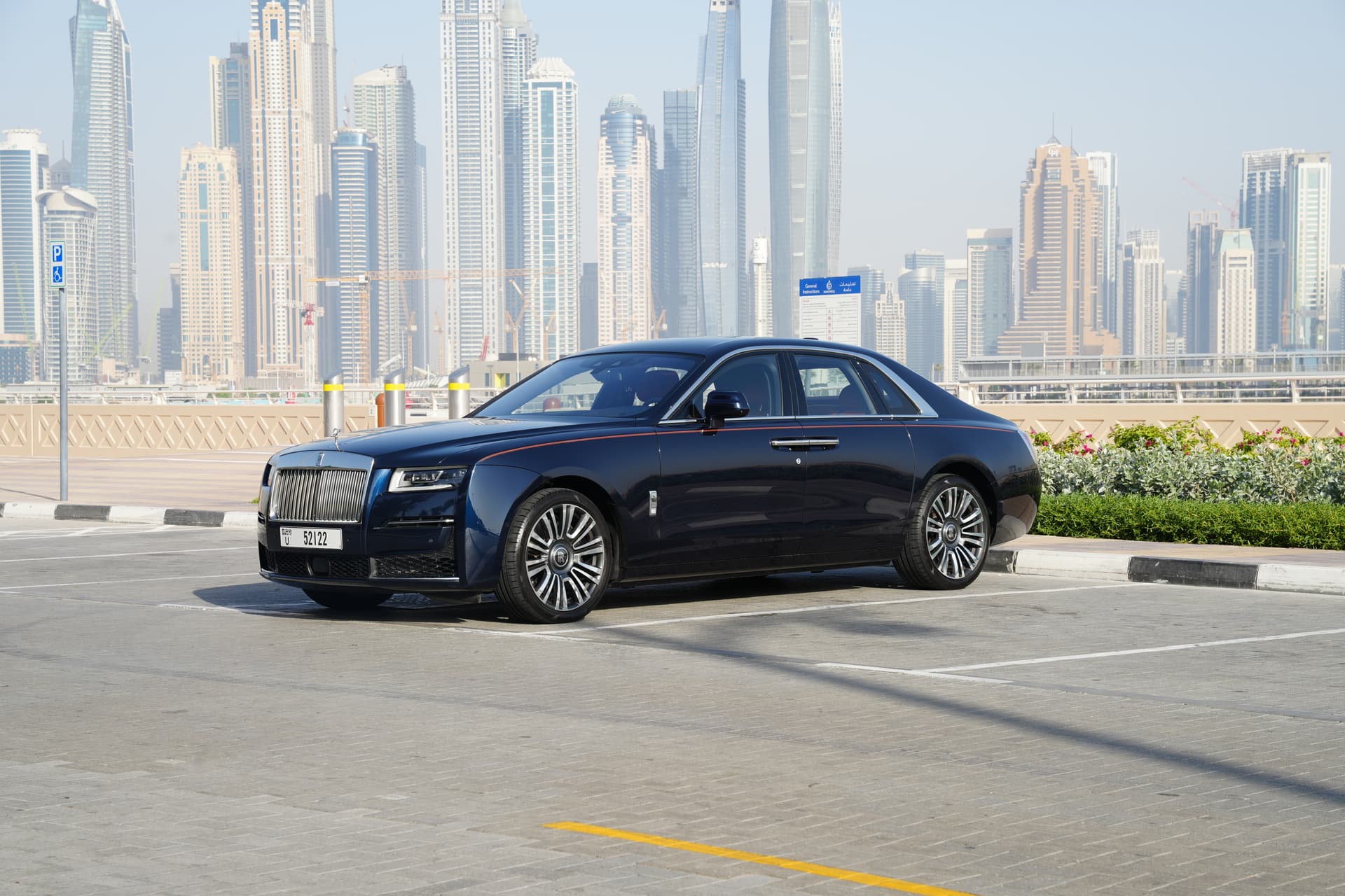 Rolls-Royce Ghost 2024 huren Dubai - Detailweergave