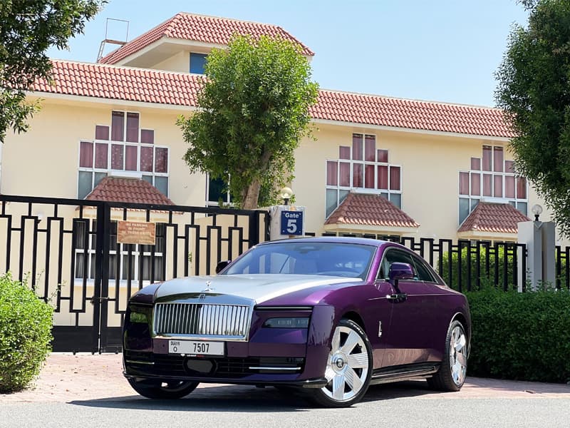 ROLLS ROYCE Rolls Royce Spectre 2024 Rental Dubai - Front View