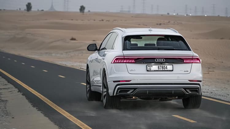 Rent Audi Q8 2021 in UAE