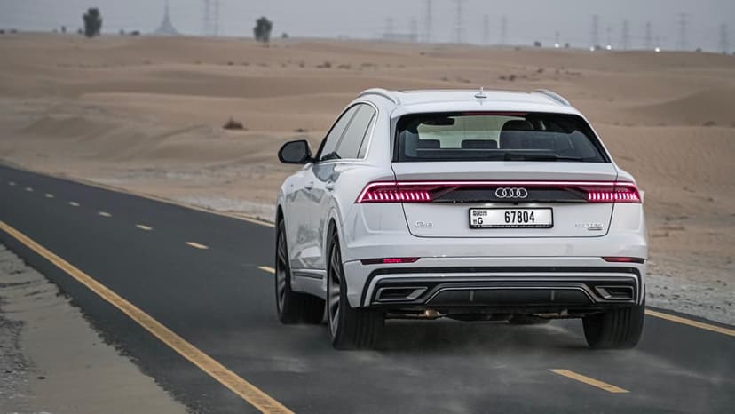 Rent Audi Q8 2021 in UAE