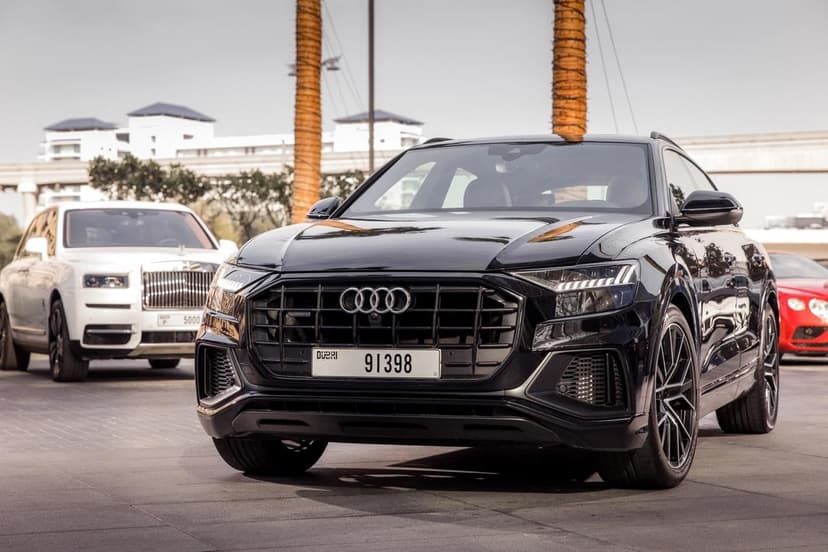 Rent Audi Q8 2021 in UAE