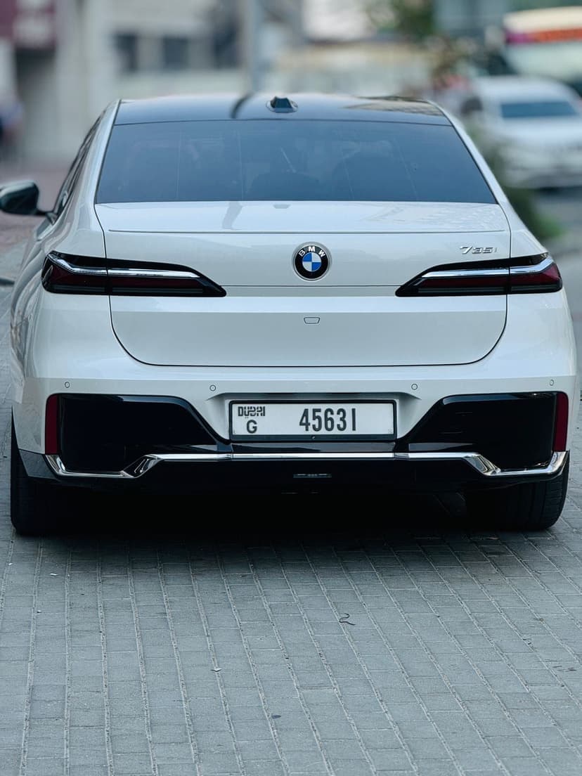 BMW 735i 2024 Rental Dubai - View 9