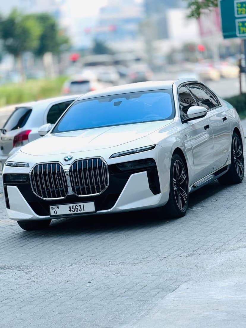 BMW 735i 2024 Rental Dubai - View 3